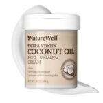 NATURE WELL Extra Virgin Coconut Oil Moisturizing Cream for Face, Body, & Hands, Anti Aging, Firming, Restores Skin's Moisture Barrier, Provides Intense Hydration For Dry & Dull Skin (16 Oz)