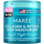 MAREE Face Moisturizer Retinol Cream for Face - Wrinkle Cream for Women - Facial Moisturizer with Collagen - Crema Hidratante Para la Cara for Skin Tightening