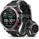 Military Smart Watch – 1.52″ Tactical Touchscreen, Text Alerts