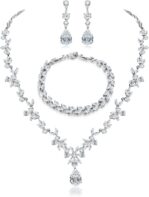 Hadskiss Jewelry Set for Women – Necklace, Earrings & Bracelet