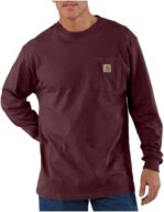 Carhartt Men’s Loose Fit Heavyweight Long Sleeve Pocket T-Shirt