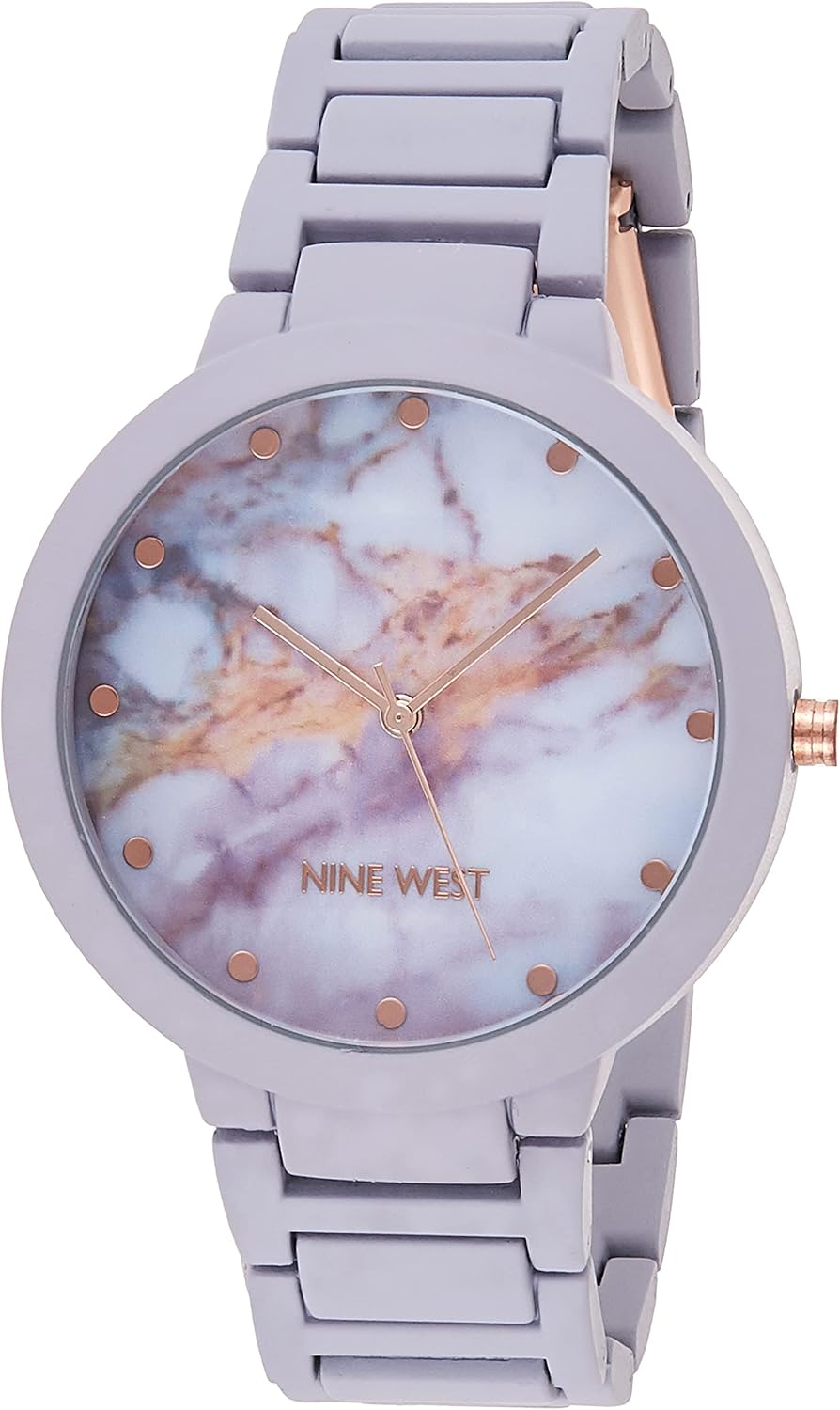 Nine West Women’s Rubberized Bracelet Watch – Stylish & Durable