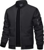 TACVASEN Men’s Lightweight Bomber Jacket – Casual Zip-Up Windbreaker