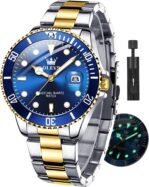 OLEVS Men’s Luxury Watch – Big Face, Waterproof, Date Display