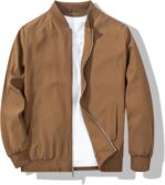 Men’s Bomber Jacket Stylish Lightweight Windbreaker for Spring & Fall