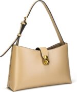 C.Paravano Shoulder Bags for Women | Glossy Leather PU Tote Bag with Zipper Closure