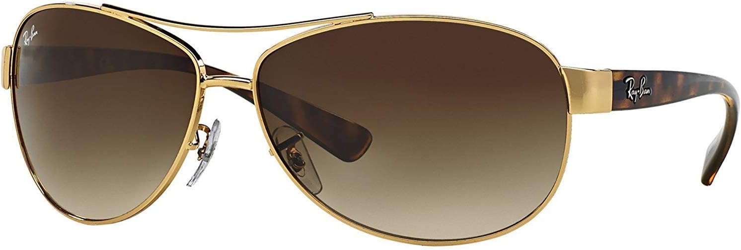 Ray-Ban Sunglasses – RB3386 / Frame: Gold Lens: Brown Gradient (63mm)