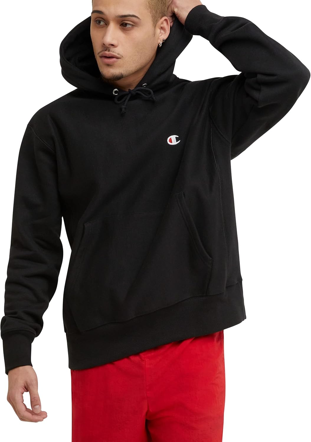 Champion Men’s Reverse Weave Fleece Pullover Hoodie for Men (Reg. Or Big & Tall)