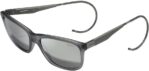Chopard Polarized Grey Square Men’s Sunglasses SCH156M 9MBP 57
